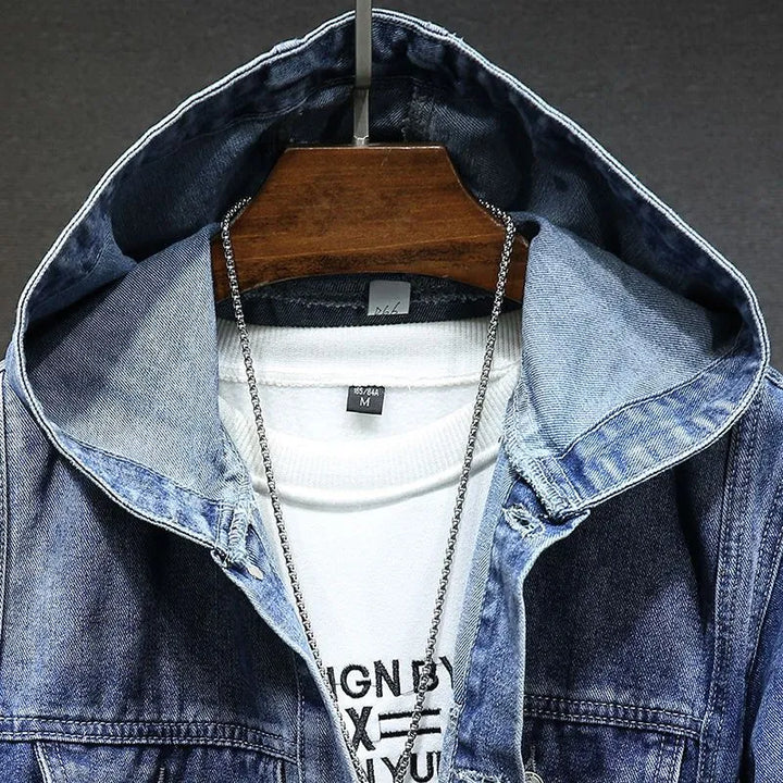 Georg – Herrenjacke mit Kapuze im Vintage-Stil