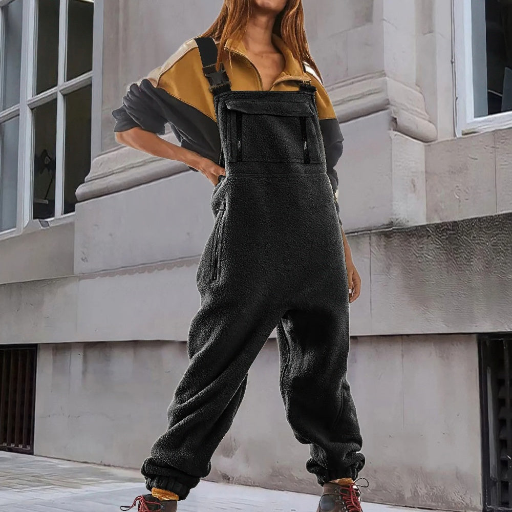 Catrin – Verstellbarer Cord-Fleece-Overall