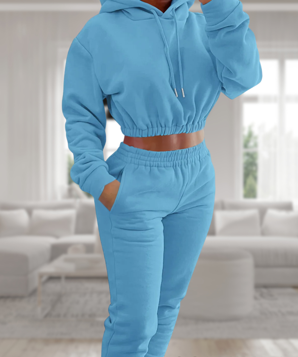 Carina – Set Aus Kurzem Hoodie Und Hose