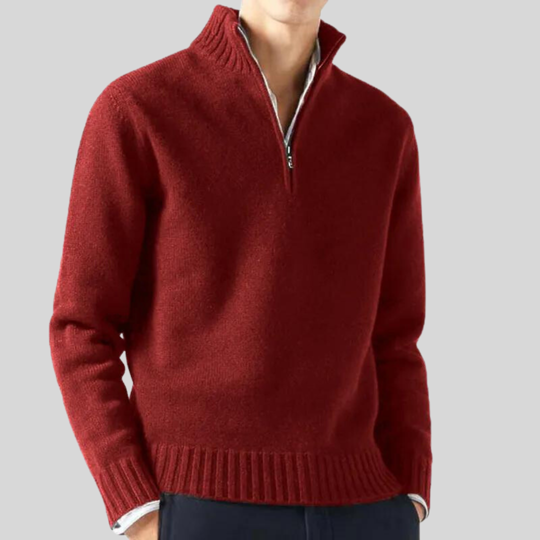 Siram - Pullover Winter Warm mit Halbreißverschluss