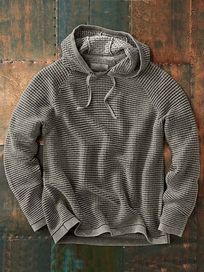 Fynn – Weicher Strick Hoodie für Herren