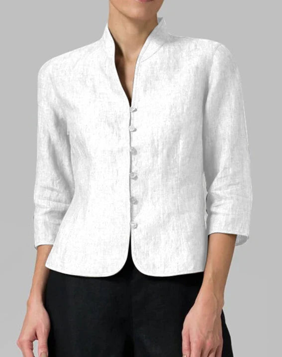 Kyra - Elegante Damen-Blazerjacke mit Stehkragen