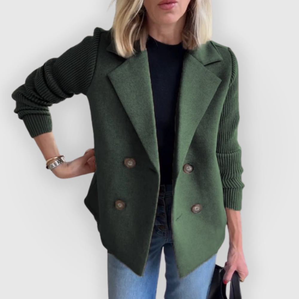Felicity - Eleganter Damen Blazer mit Strickärmeln