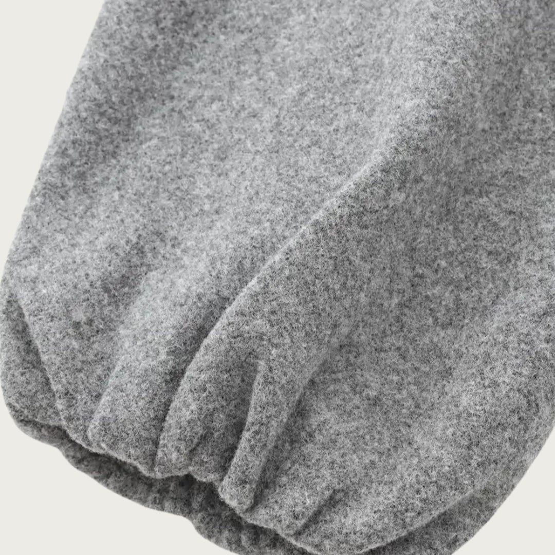 Melina - Cropped Damen Übergangsjacke Ballonärmel Modern