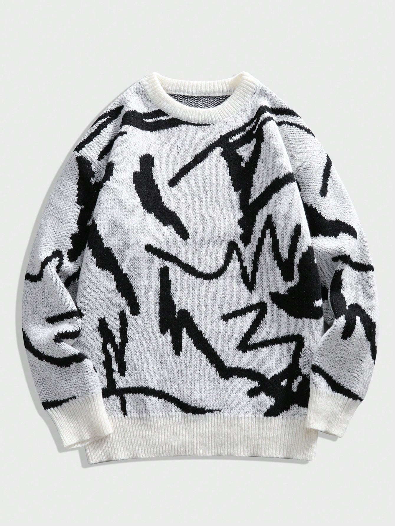 Petar - Herrenpullover mit winterlichem Print