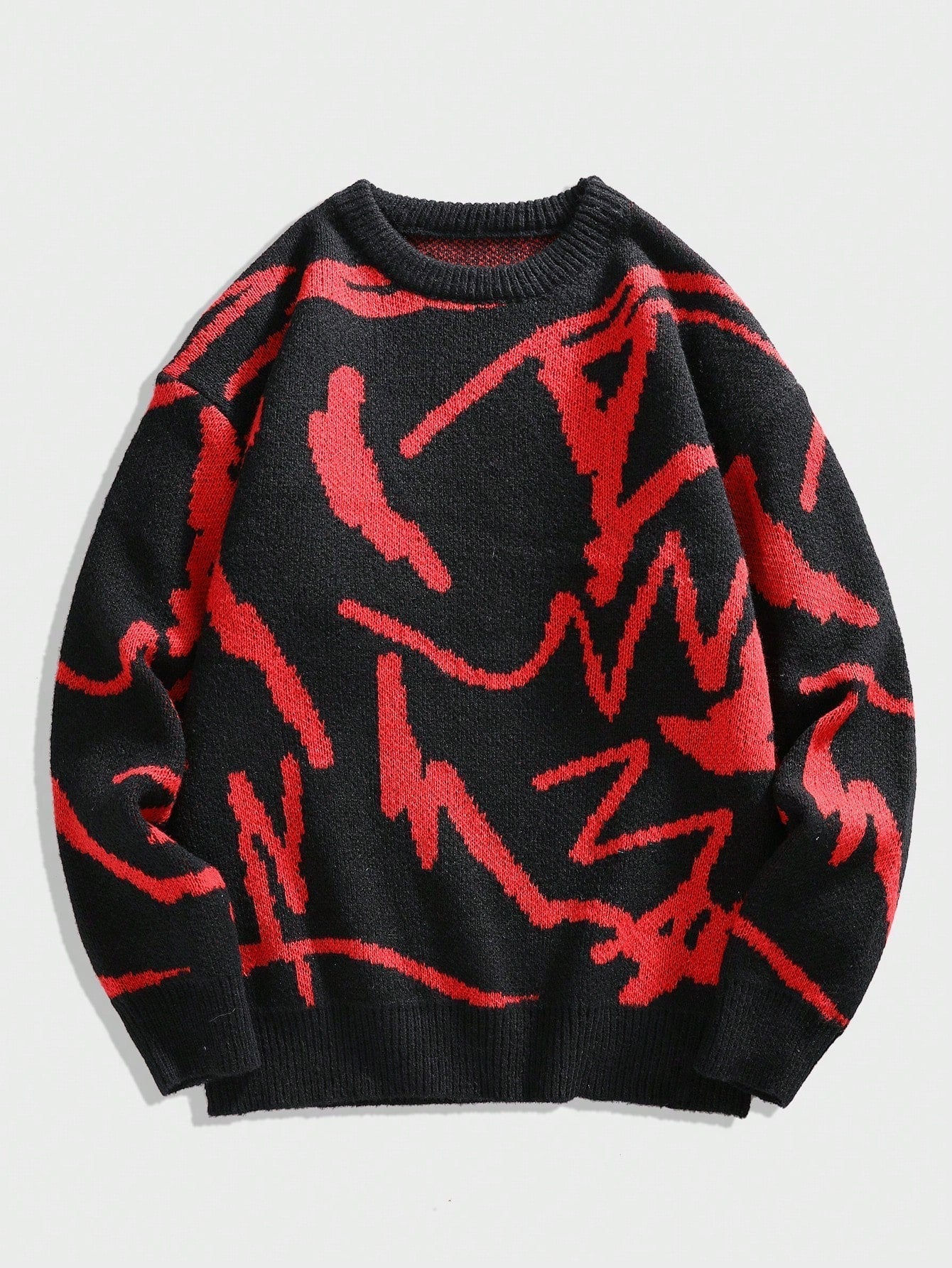 Petar - Herrenpullover mit winterlichem Print