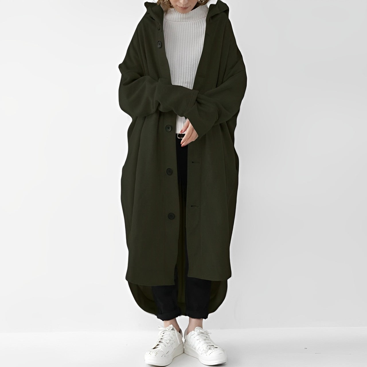 Fenja – Langer Trenchcoat für den Alltag Damen