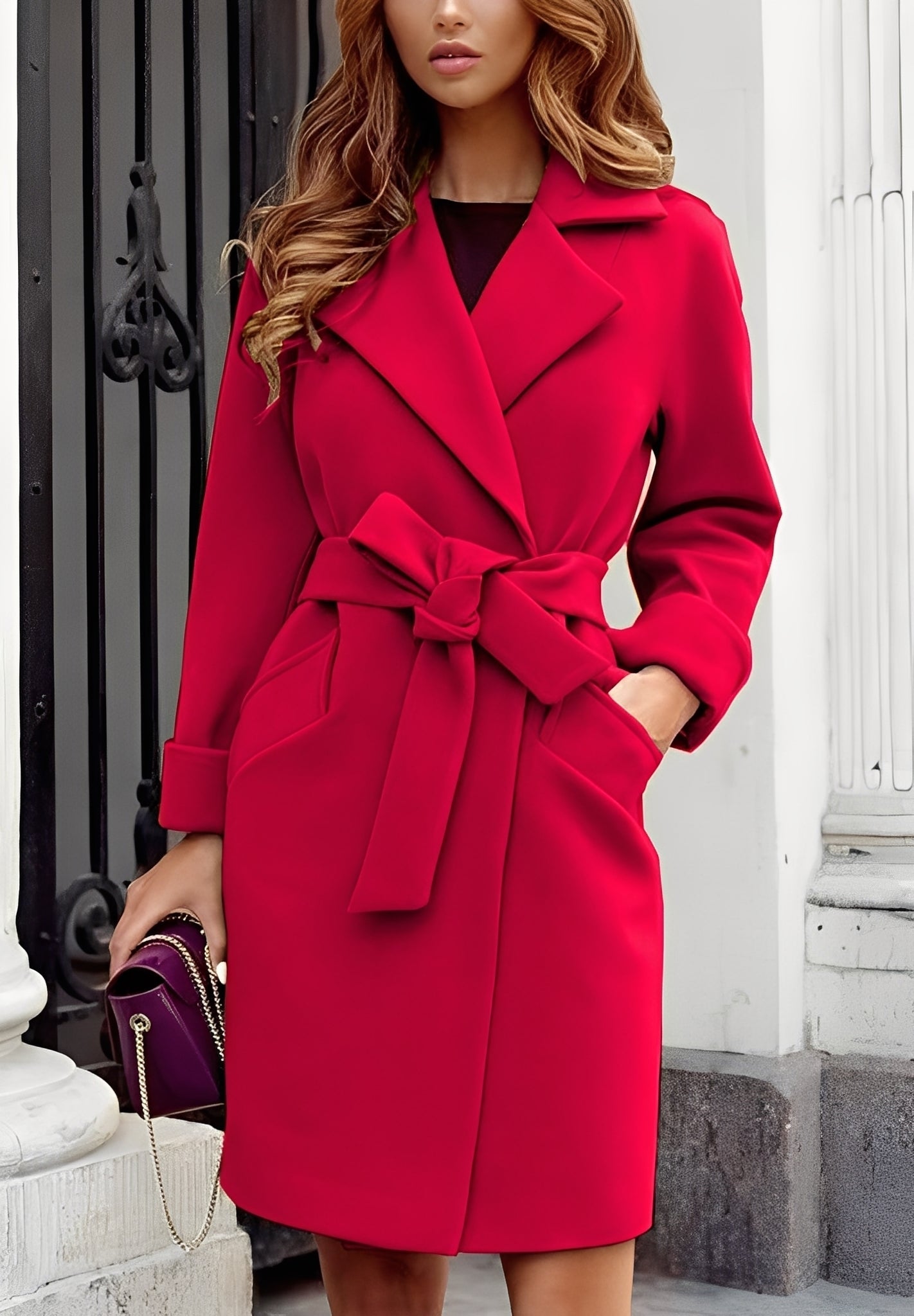 Kristin – Stilvoller Schicker Mantel Für Damen