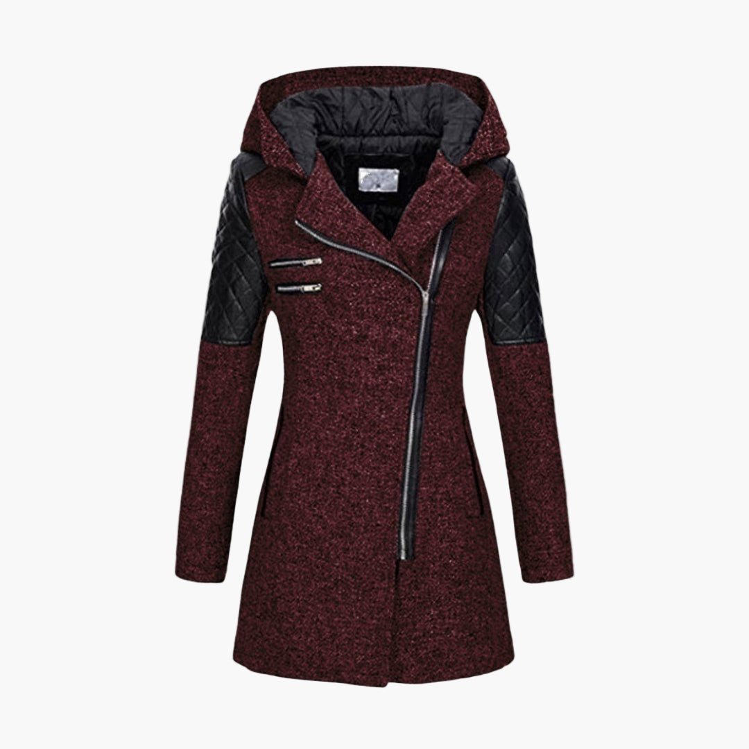 Karolin - Eleganter Damen-Wintermantel mit Kapuze