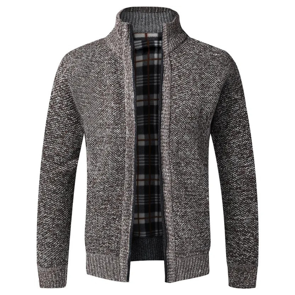 Wilfried - Strickpullover aus Fleece für Alltag & Komfort