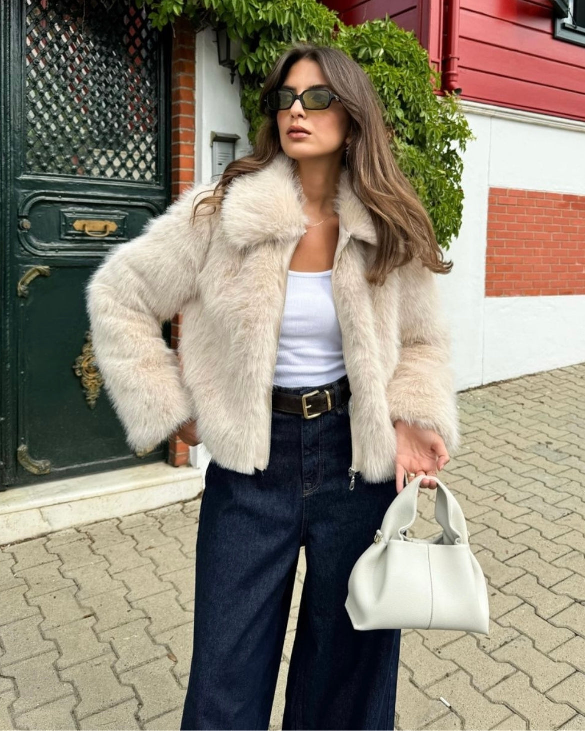 JESSY FUR COAT - korting