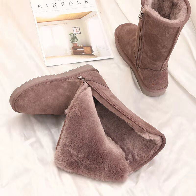 Emmett – Bequeme Plüsch-Ankle Boots für Damen