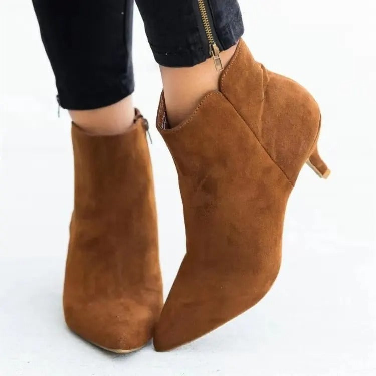 Alina – Stilvolle Stiefeletten Mit Absatz Für Eleganz