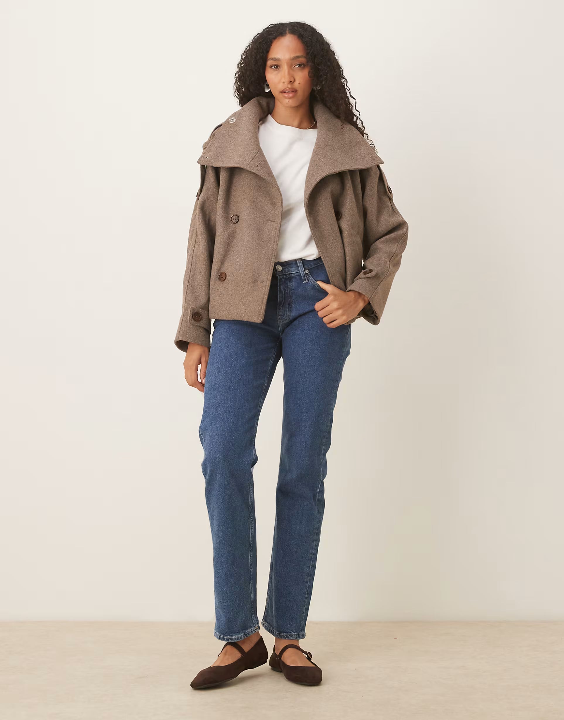 Isabell - Schicker herbstlicher Woll-Peacoat für Damen