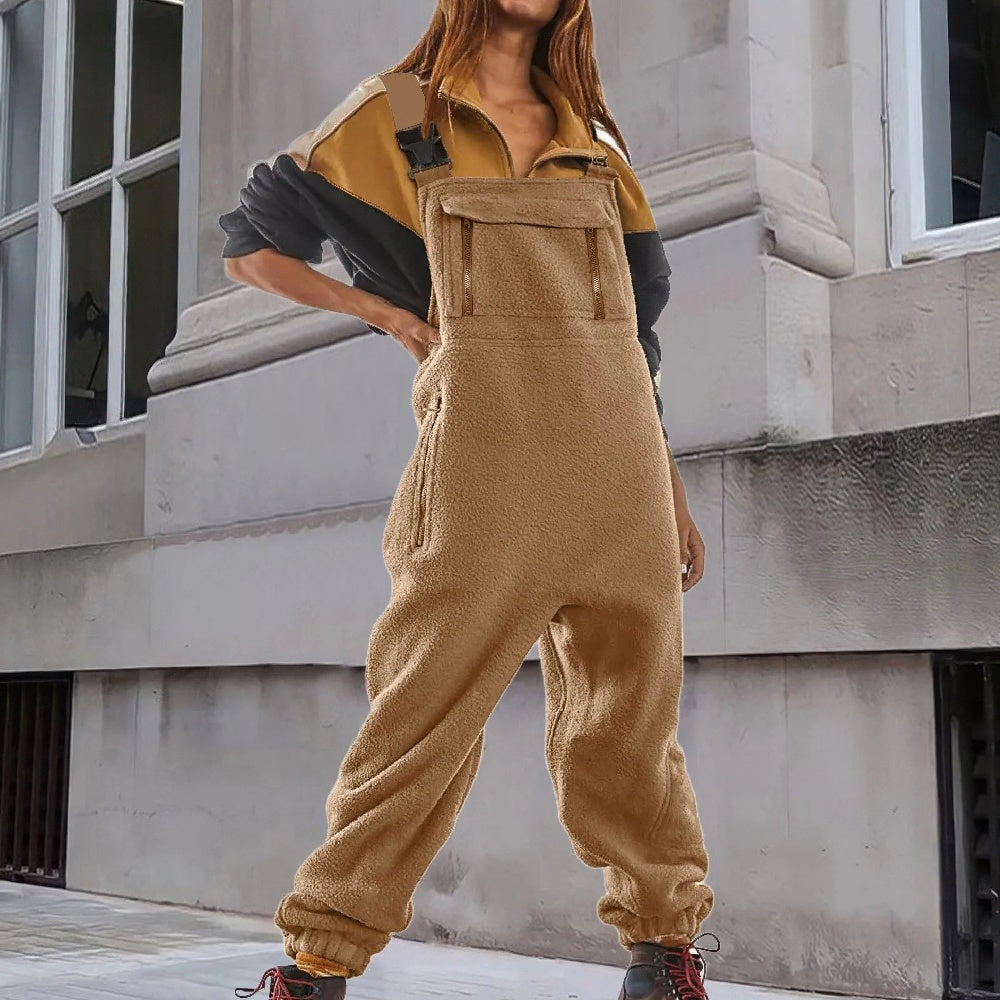 Catrin – Verstellbarer Cord-Fleece-Overall