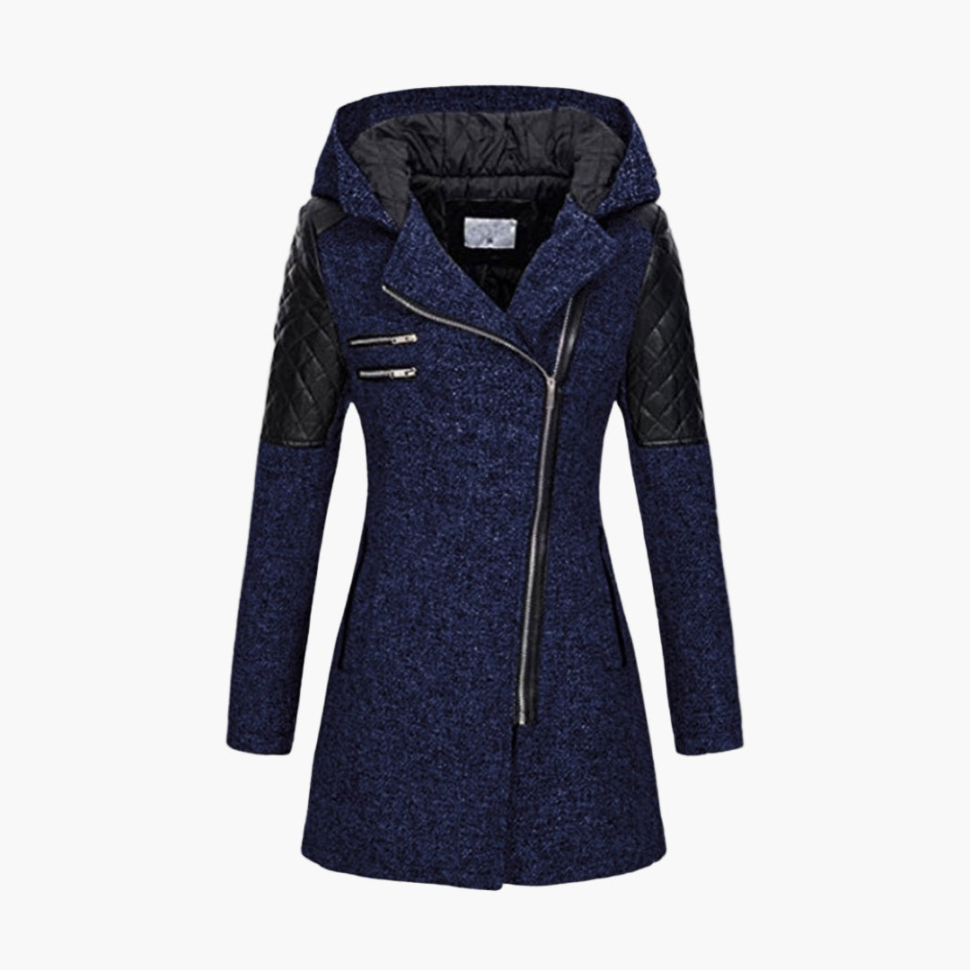 Karolin - Eleganter Damen-Wintermantel mit Kapuze