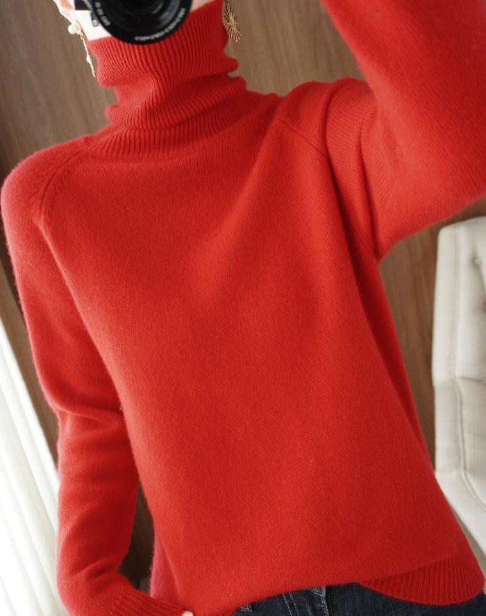 Henriette - Kuscheliger Strickpullover aus Kaschmir