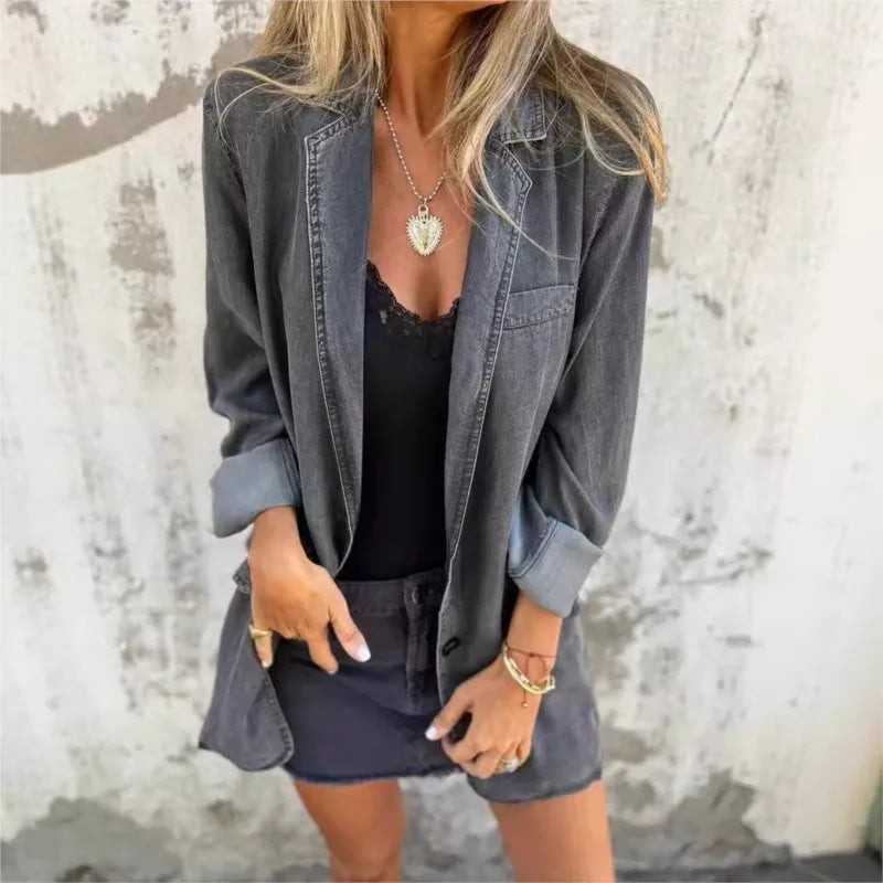 Katharina - Lässiger Damen-Denim-Blazer