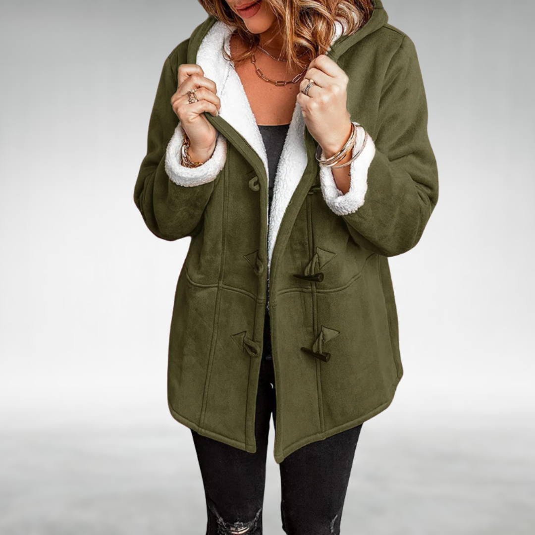 Gisela - Warme Damen Jacke mit Fleecefutter Komfortabel