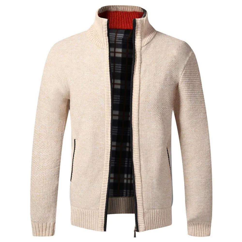 Wilfried - Strickpullover aus Fleece für Alltag & Komfort