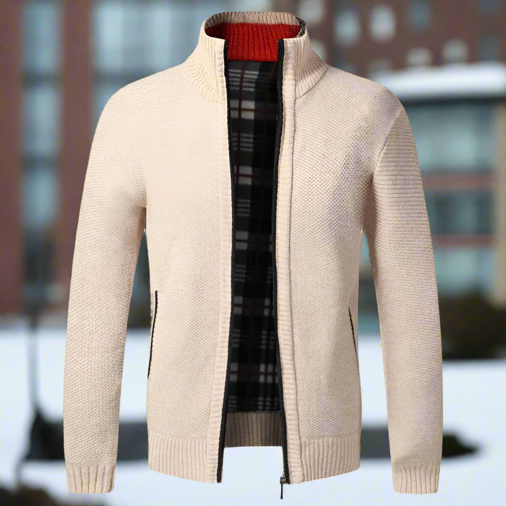 Wilfried - Strickpullover aus Fleece für Alltag & Komfort