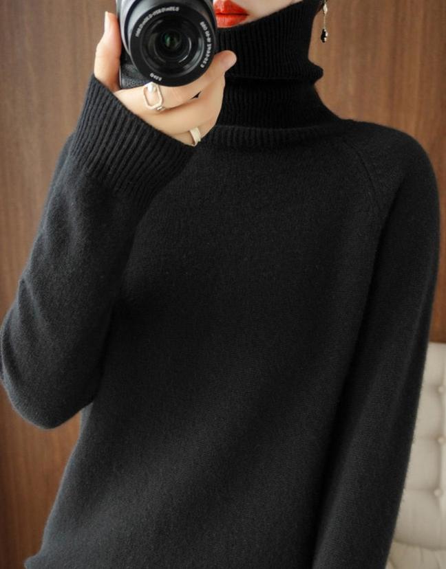 Henriette - Kuscheliger Strickpullover aus Kaschmir