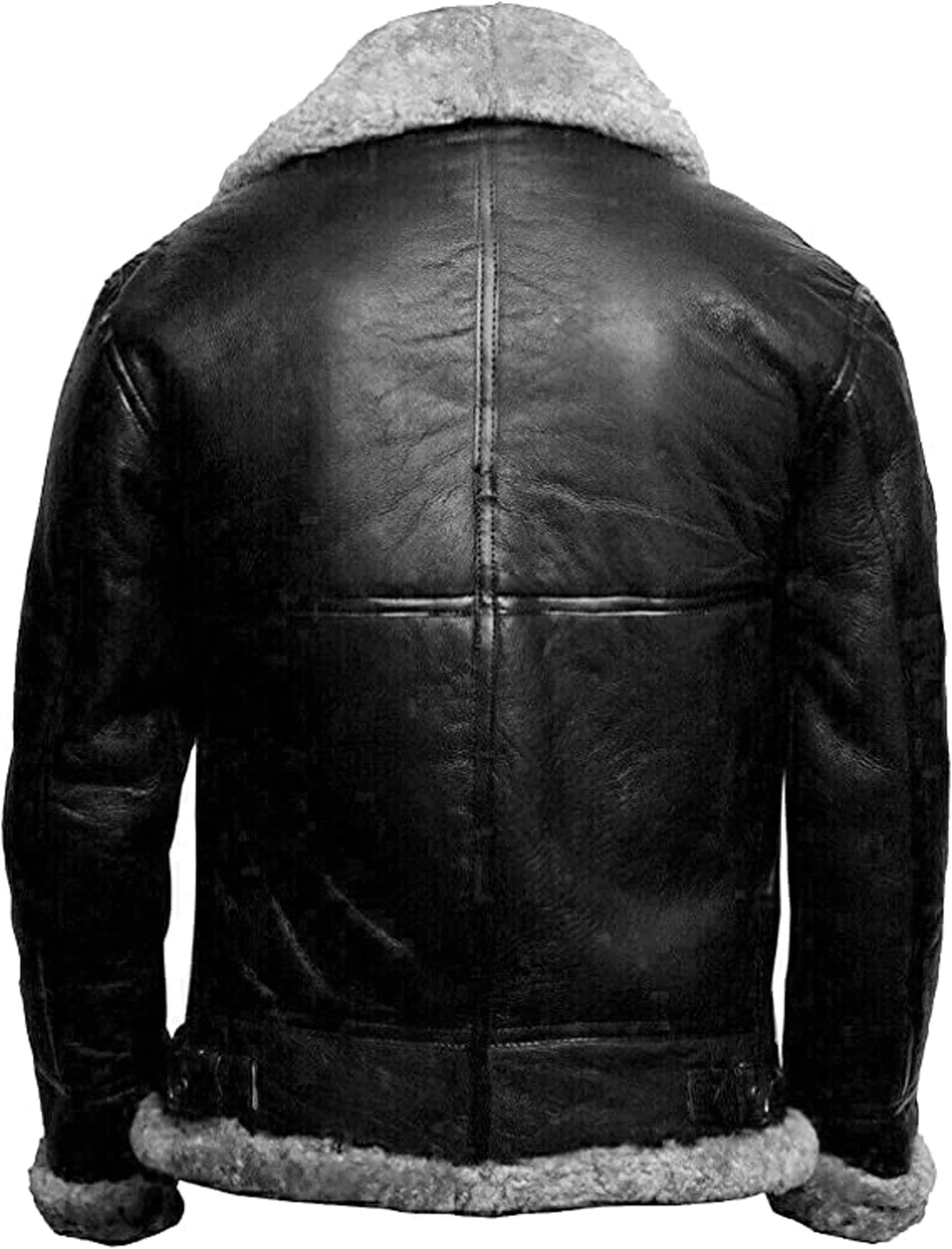 Sylvan - Shearling Lederjacke Winter Warm Luxus