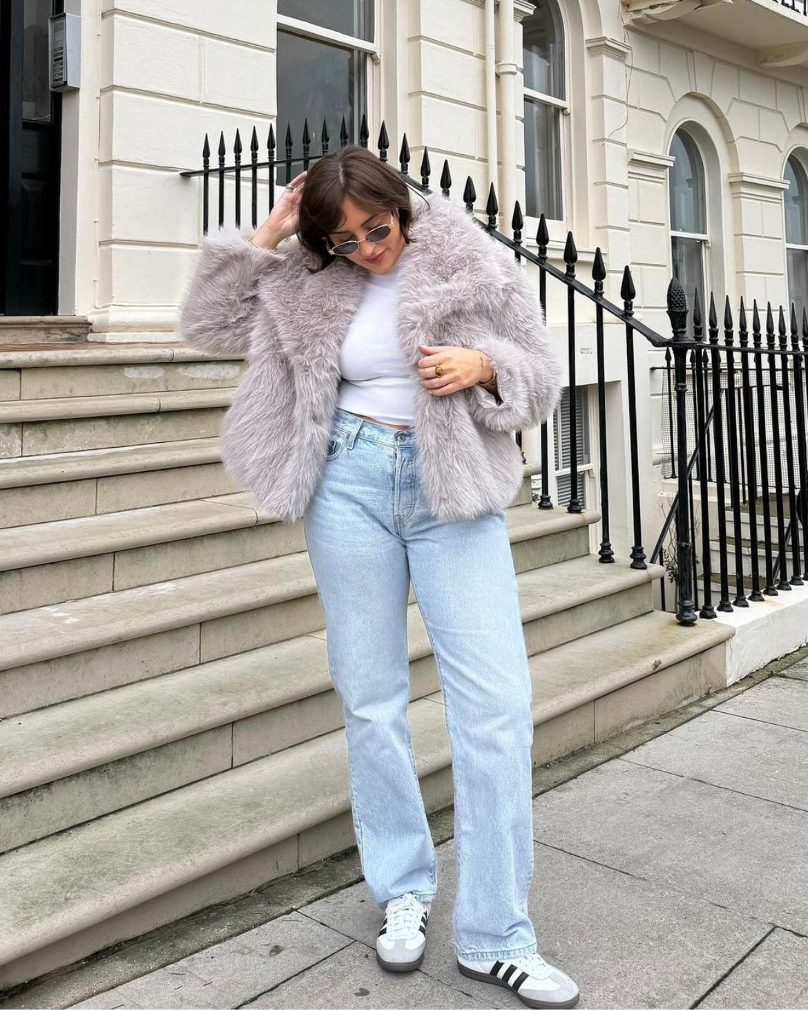 JESSY FUR COAT - korting