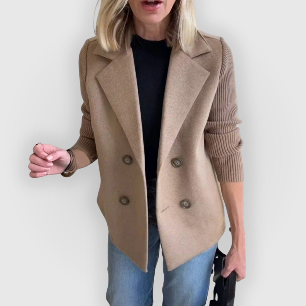 Felicity - Eleganter Damen Blazer mit Strickärmeln