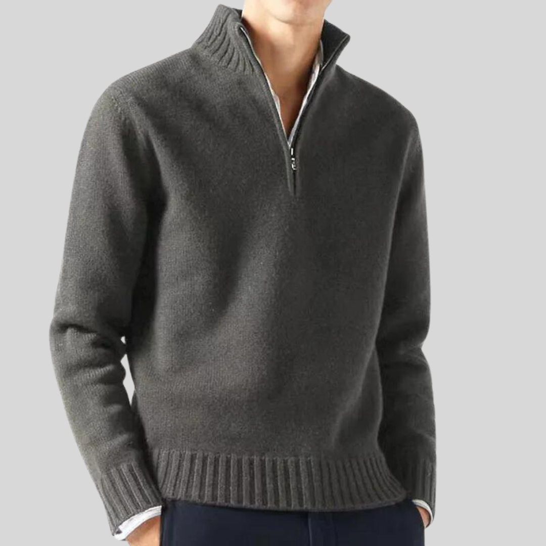 Siram - Pullover Winter Warm mit Halbreißverschluss