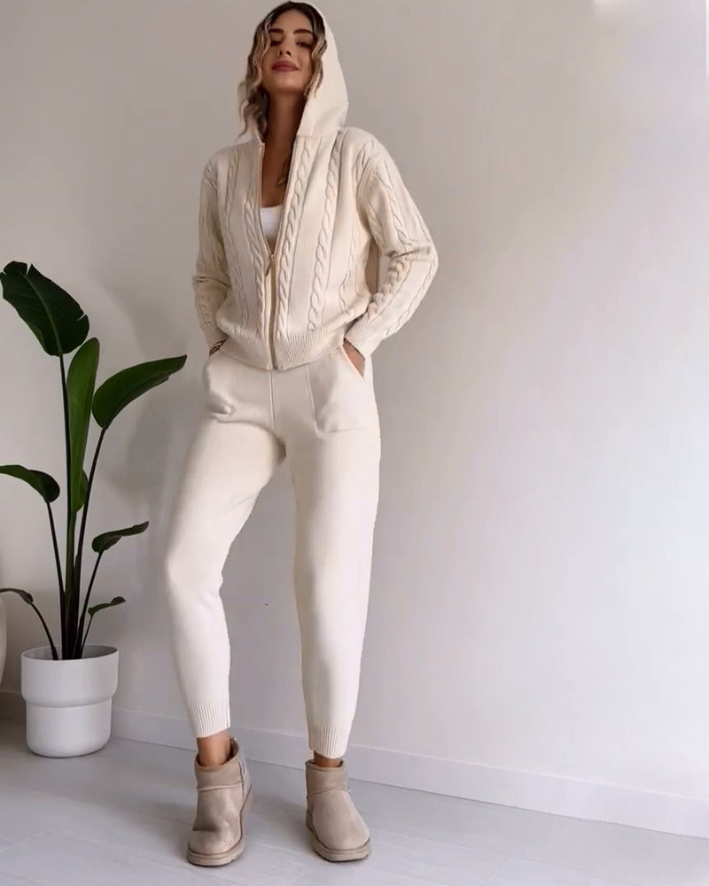 ANIA - Zweiteiliges Set aus Twist-Jacquard