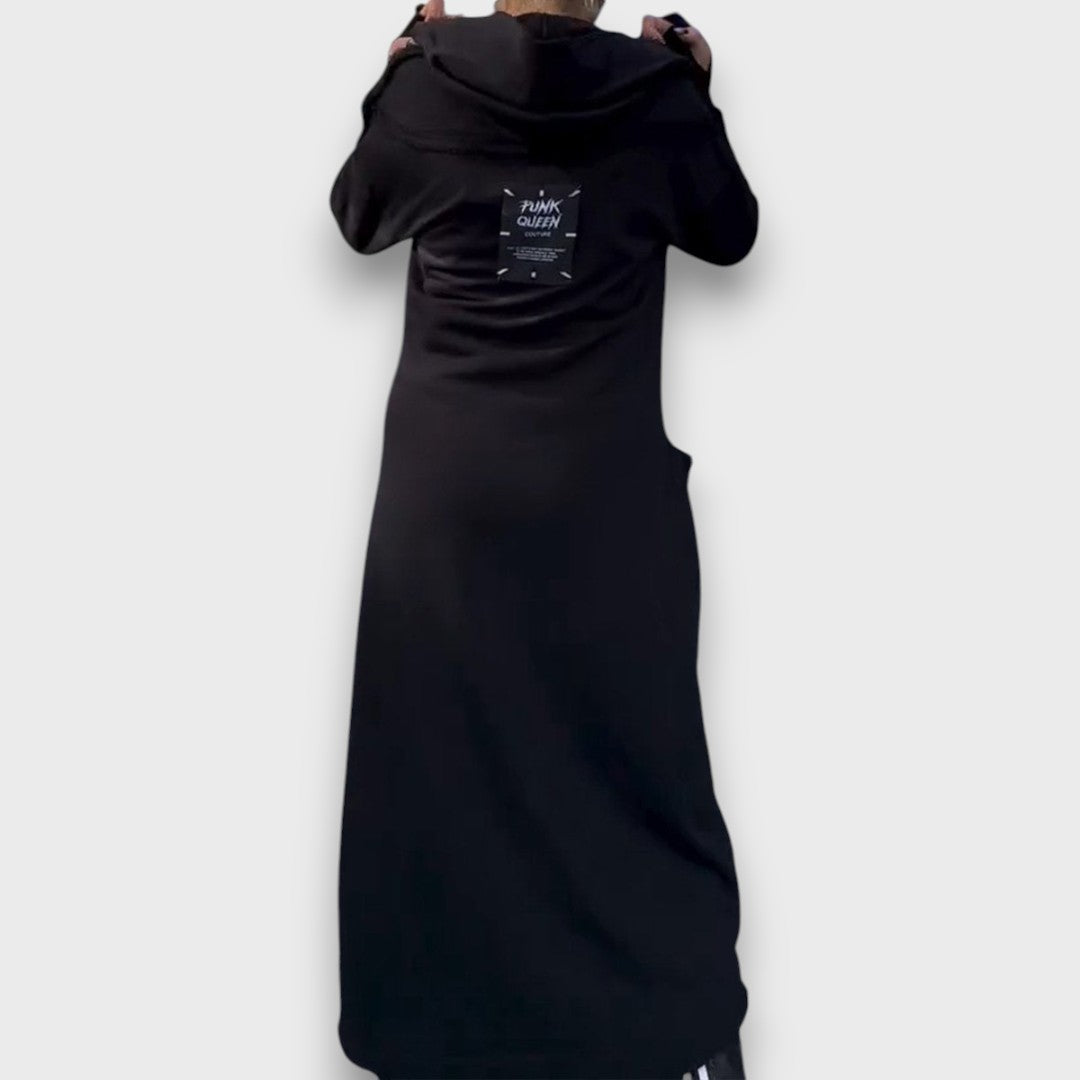 Uschi – Sweaterkleid Mit Kapuze