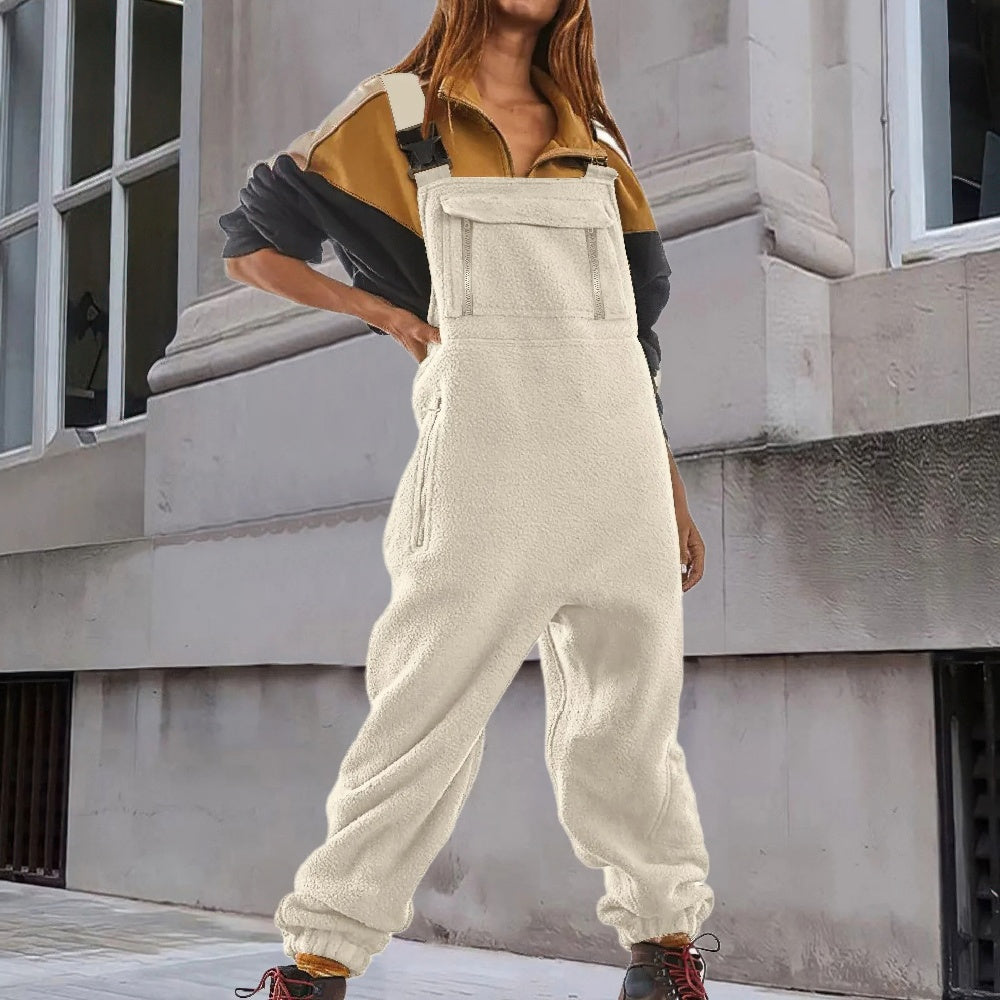 Catrin – Verstellbarer Cord-Fleece-Overall