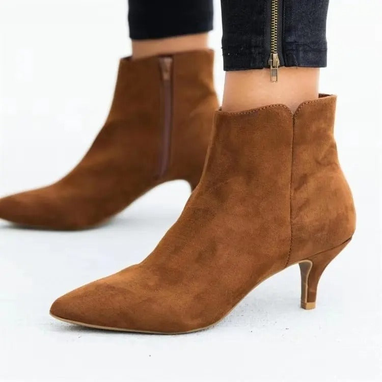 Alina – Stilvolle Stiefeletten Mit Absatz Für Eleganz