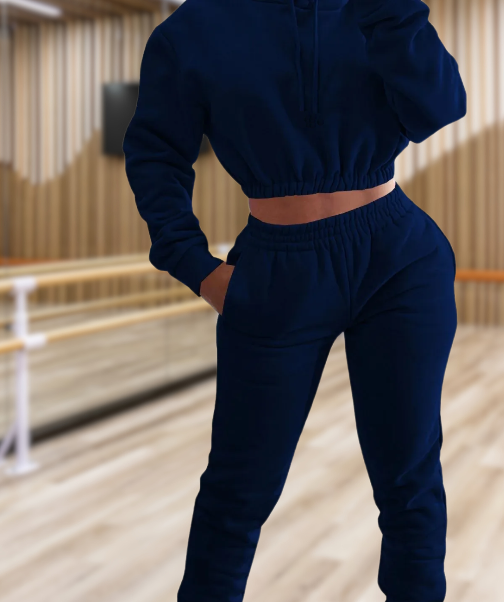 Carina – Set Aus Kurzem Hoodie Und Hose