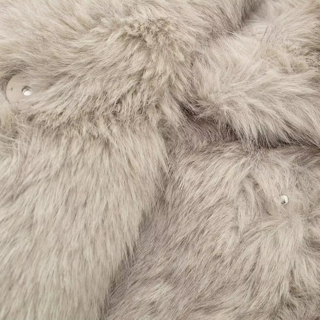 JESSY FUR COAT - korting