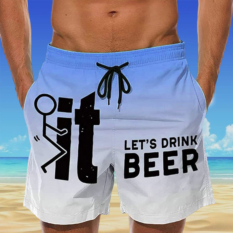 4_af9be253-e7b0-40f6-Luis- Hawaii Herren Badeshorts mit elastischem Bund Blau 2-64633b58ce11