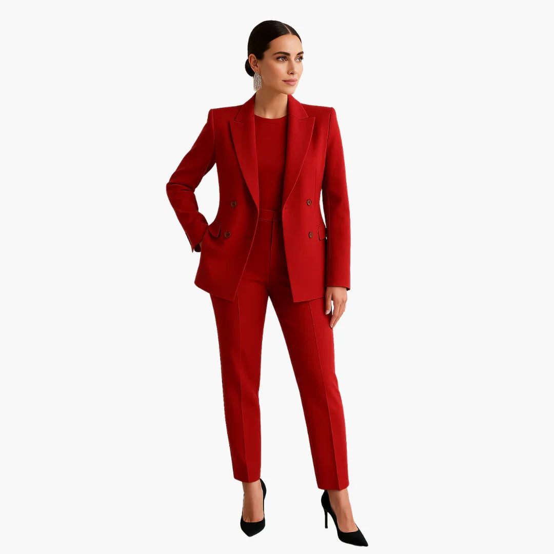 Marliesa - Blazer Hose Anzugset Damen Elegant