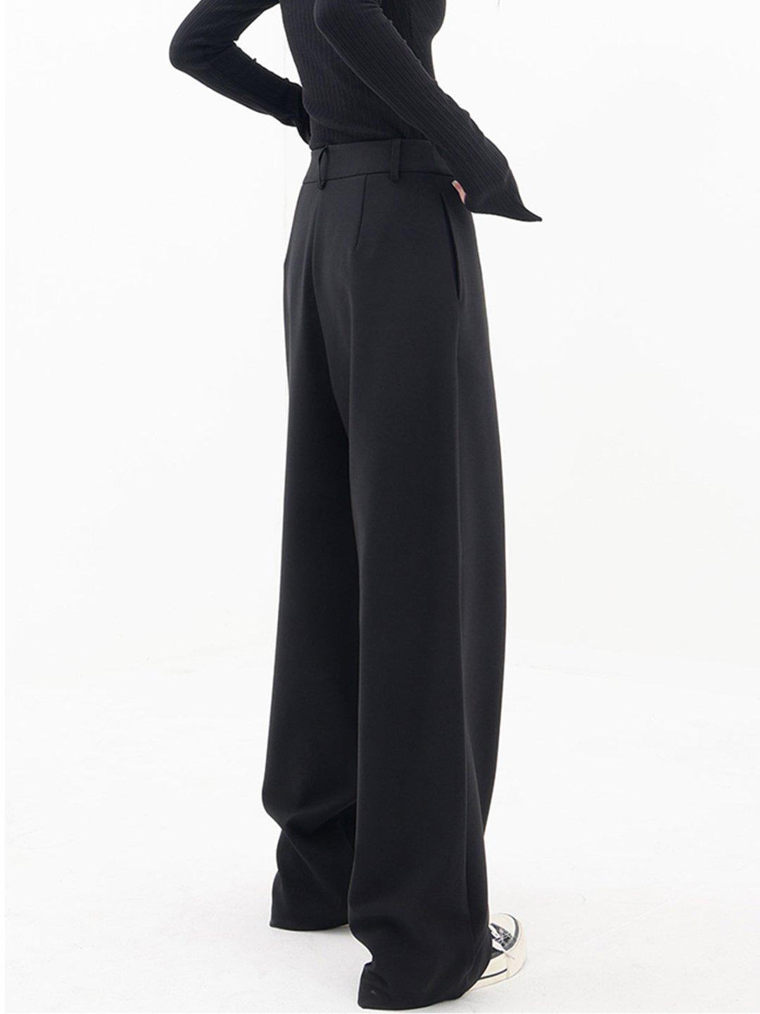 Miriam - Asymmetric Wide-Leg Trousers