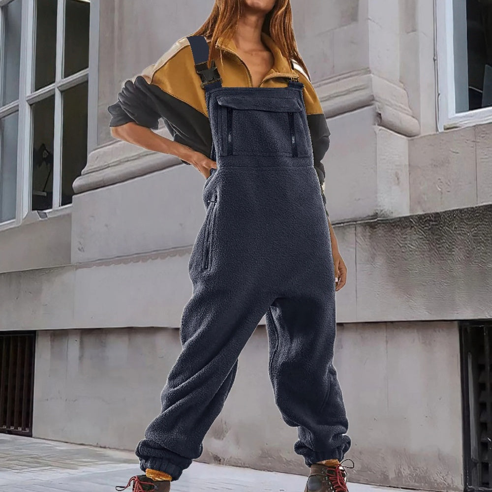 Catrin – Verstellbarer Cord-Fleece-Overall
