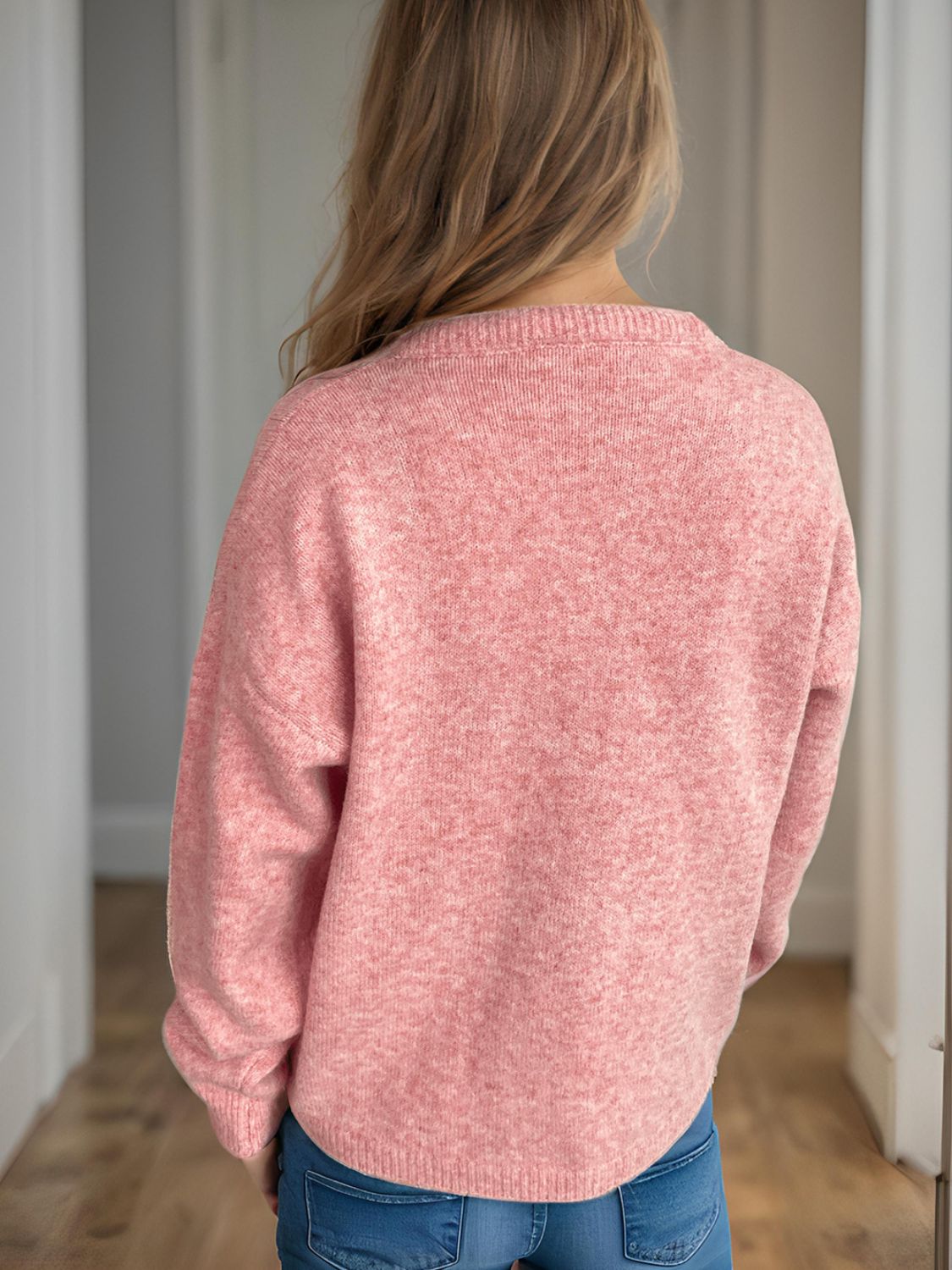 Valentina – Strick-Bluse mit passender Strickjacke
