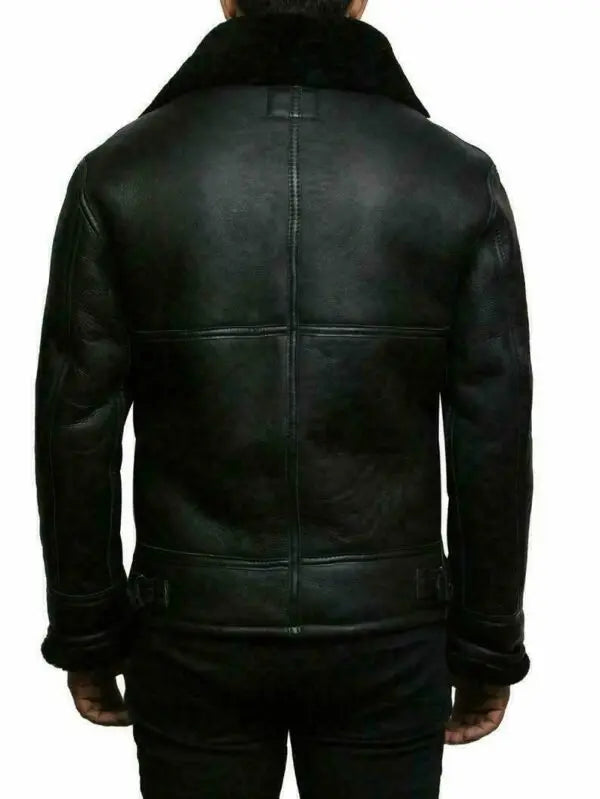 Sylvan - Shearling Lederjacke Winter Warm Luxus