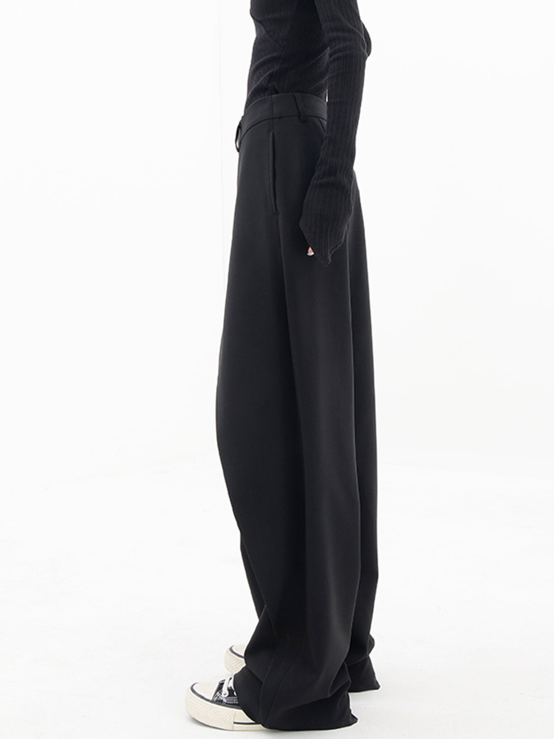 Miriam - Asymmetric Wide-Leg Trousers