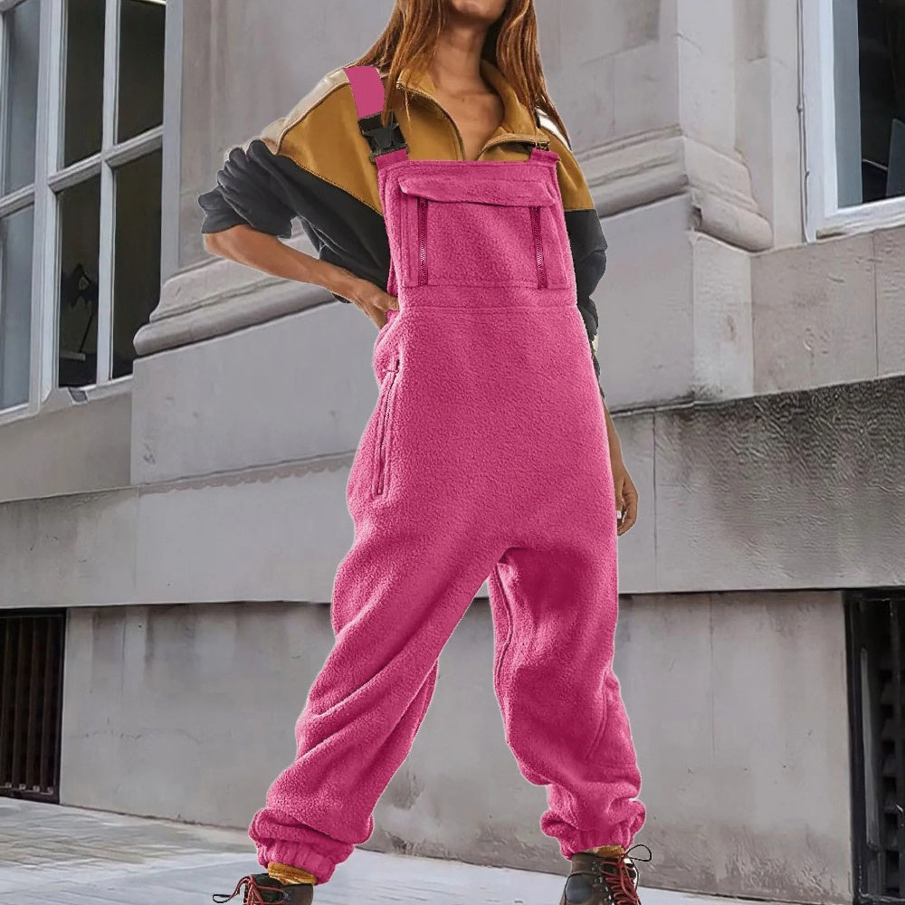 Catrin – Verstellbarer Cord-Fleece-Overall