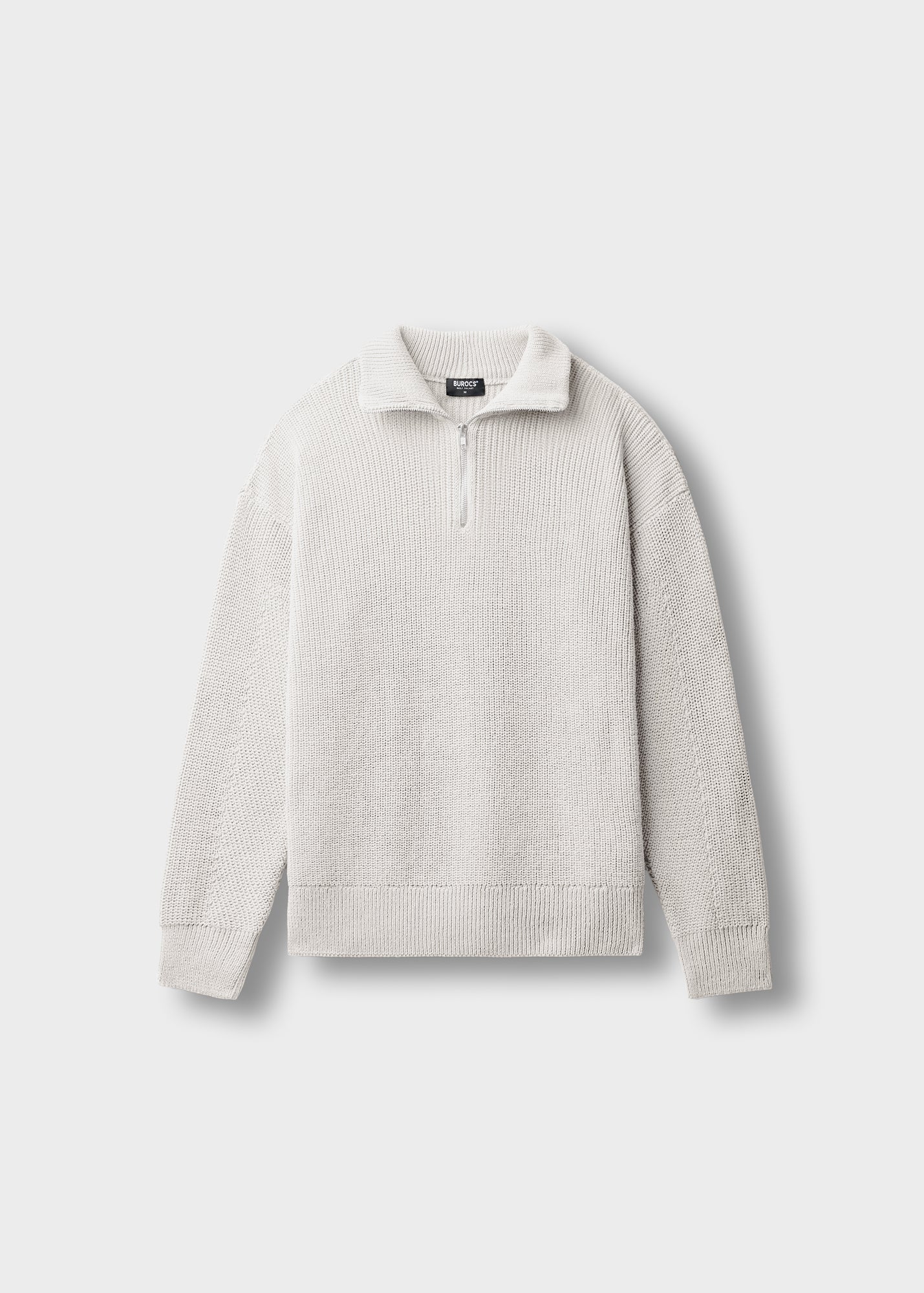 Erik - Chunky Knit Herren Pullover Mit Half-Zip Design