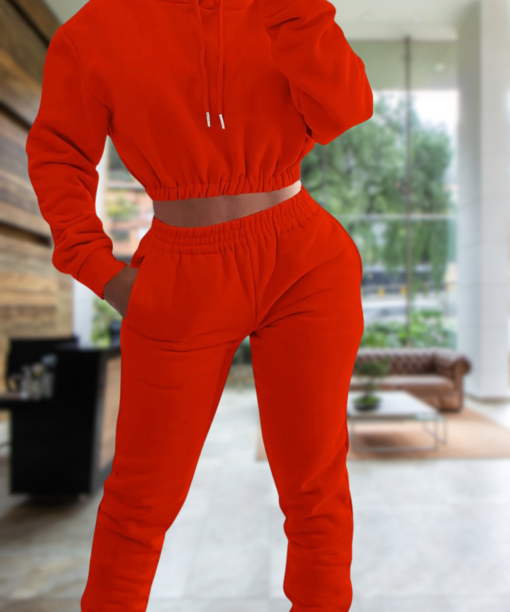 Carina – Set Aus Kurzem Hoodie Und Hose