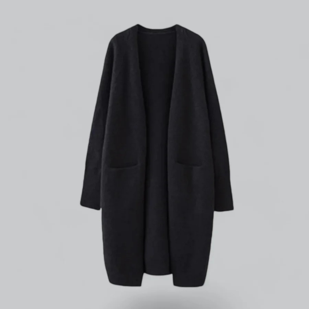 Andrea – Lässige Strickjacke Mit Offener Front