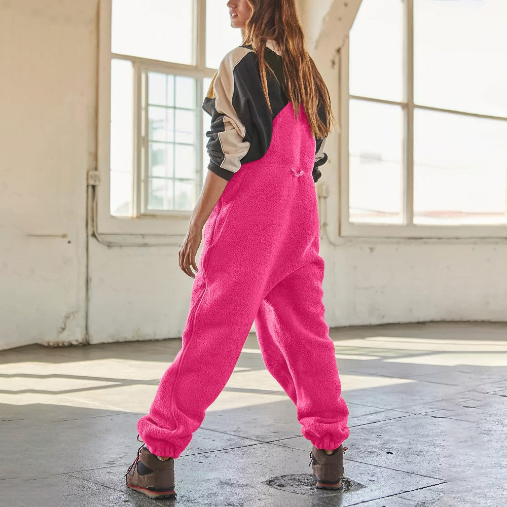 Catrin – Verstellbarer Cord-Fleece-Overall
