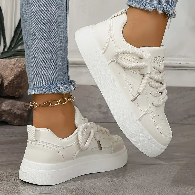Creszentia - Atmungsaktive Lift-Sneakers Einfarbig