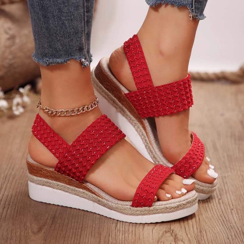 Kaja - Bequeme Damen Plateau Sandalen für Sommer